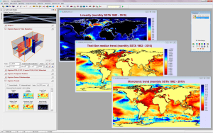 Temporal Trend Climate Change Modeling